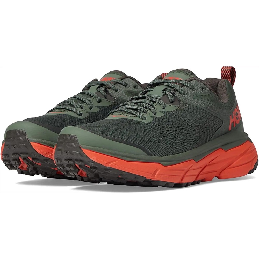 Hoka One One Challenger ATR 6W Trail Running Shoes Men 7 ThymeFiesta GreenOrange - Picture 4 of 16